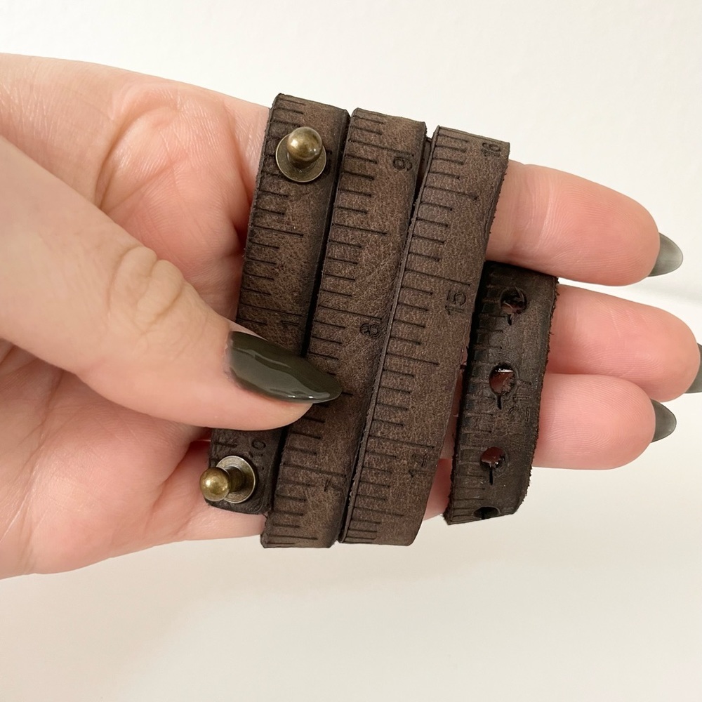 Leather wrap bracelet